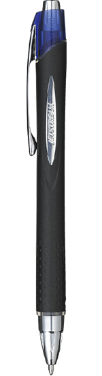 Uni-ball SXN210 Jetstream Lot De 3 Stylos à Bille Rétractables Bleu - Séchage Instantané